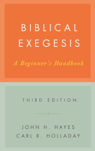 Cover of Biblical Exegesis: A Beginner’s Handbook - Third Edition