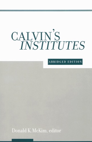 Cover of Calvin’s Institutes