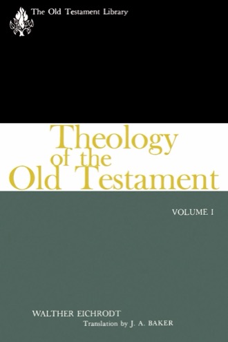Cover of Theology of the Old Testament