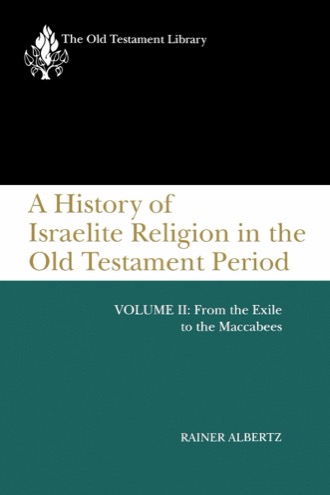 Cover of A History of Israelite Religion in the Old Testament Period
